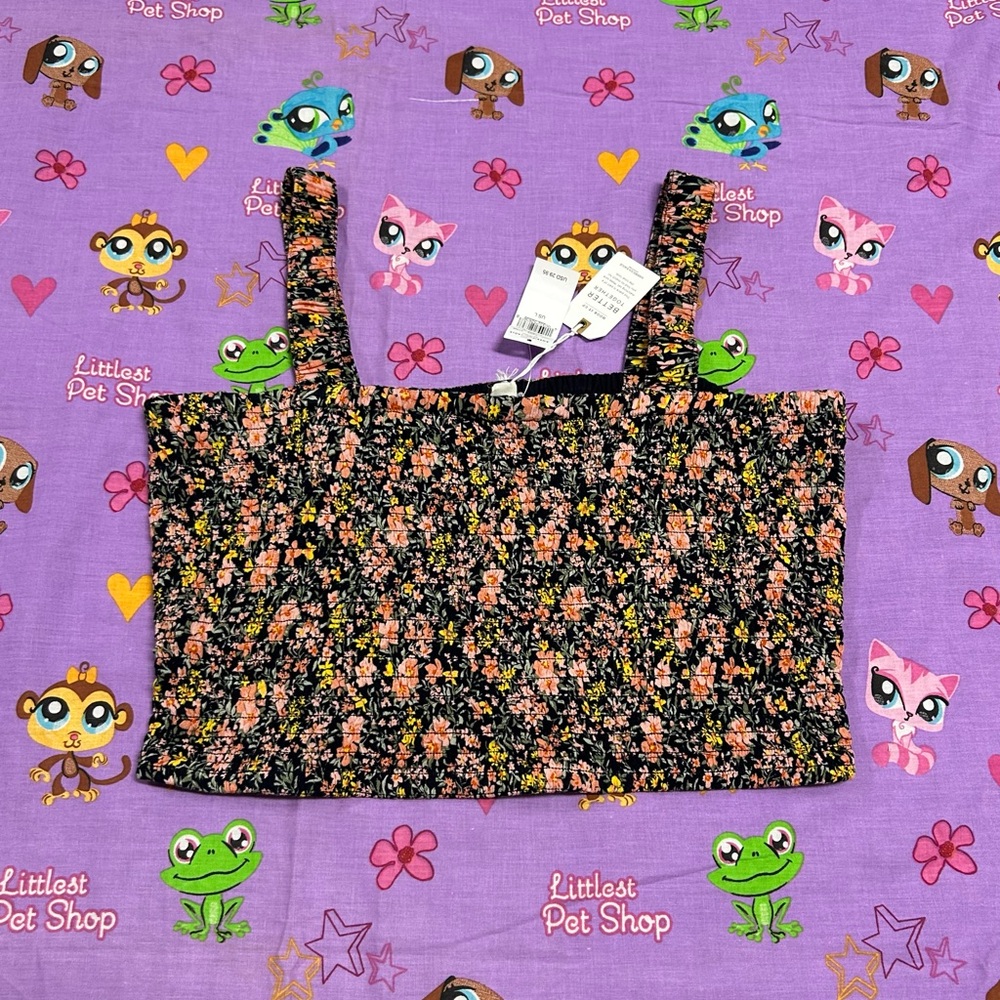 American eagle floral crop top